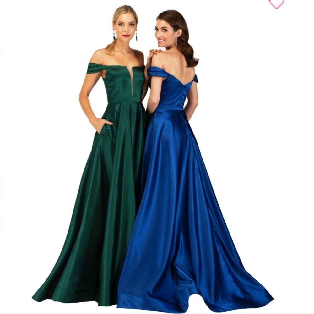 Cecilia Coture Hunter Green Ball Gown